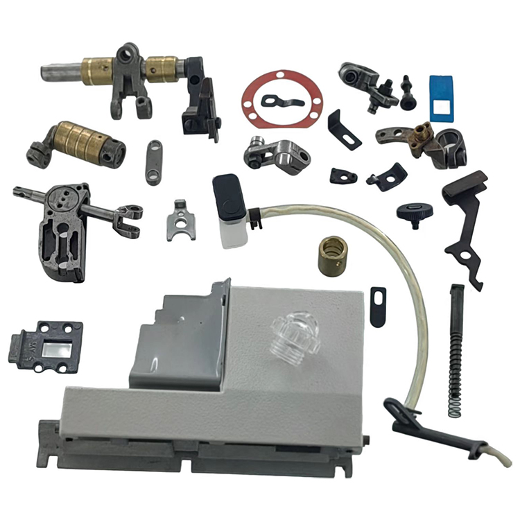  Siruba 747 overlock machine Feed regulating crank kq37         Kr19/Upper knife holder  Kr09/Upper knife frame rock shaft  Kj26kj30/Upper looper shaft bar   Kf01/Needle bar driving frame rock shaft  Kc67kc57/screening glass